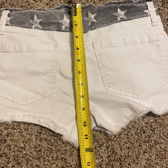 🧡 2/$15🧡 American Flag Button Up Shorts 💙⭐️❤️ - Picture 15 of 15